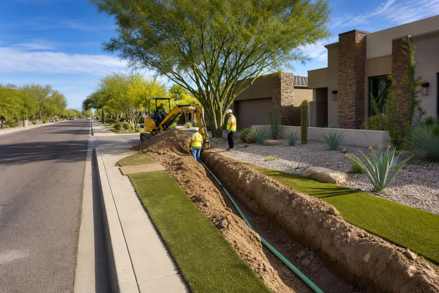 Sewer Line Replacement for Gilbert, AZ Properties editorial illustration