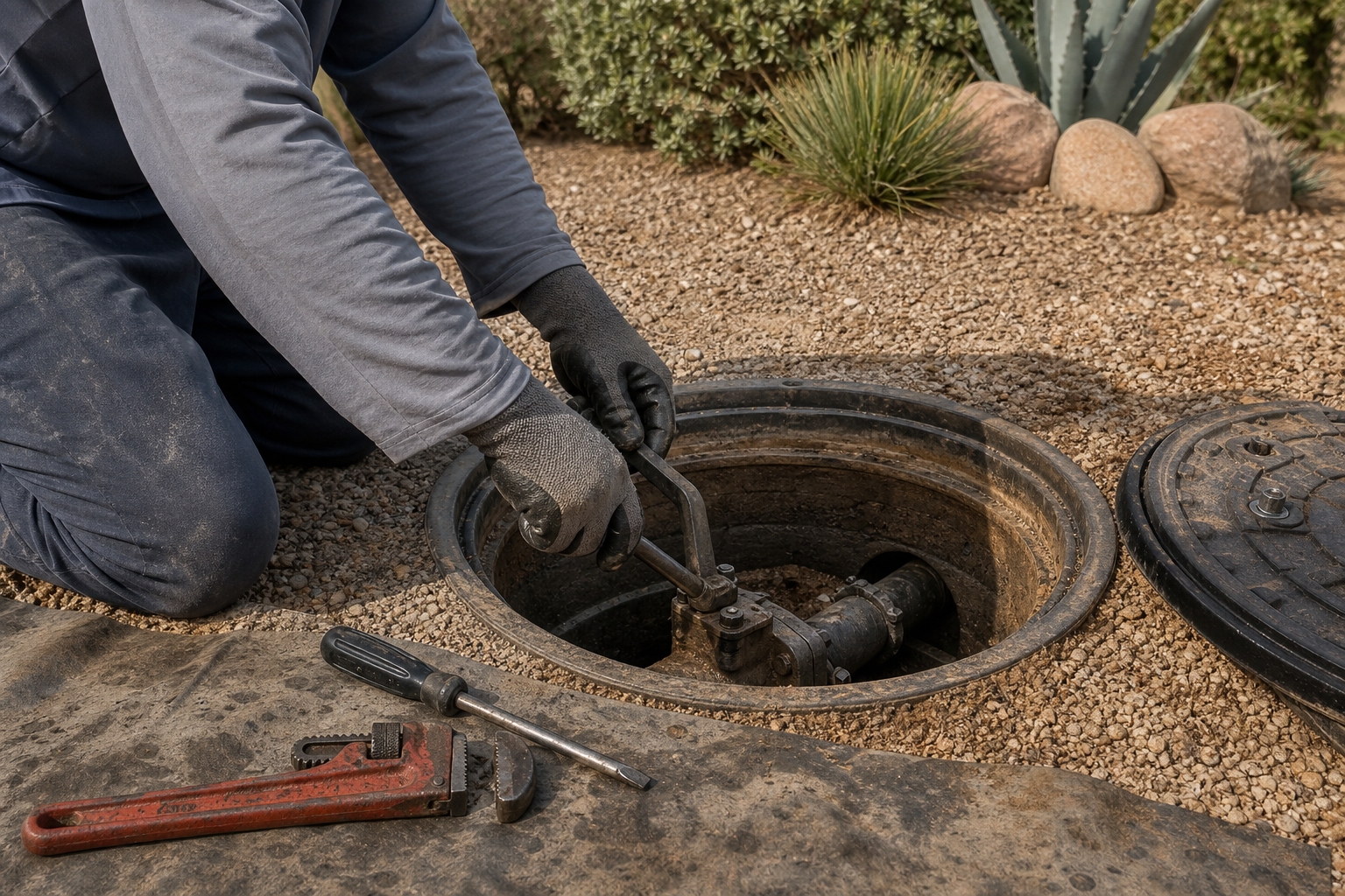 Sewer line repair in Scottsdale